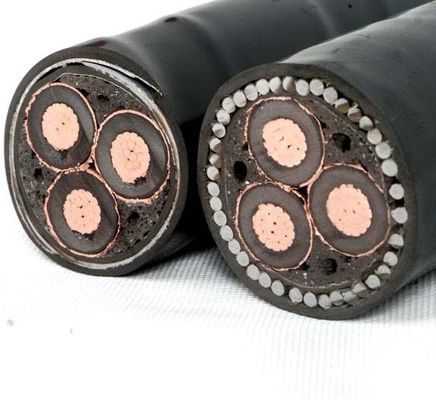 ซื้อ YJV22 35KV 5 คอร์ สายไฟฟ้าความดันสูง สายไฟฟ้าเหล็กหมึก Hv สายไฟฟ้าเชื่อมต่อกัน online manufacture