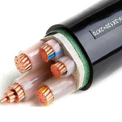 ซื้อ สายไฟฟ้าความดันต่ํา 4x35mm2 4x70mm2 4x95mm2 PVC/XLPE ติดต่อสายไฟฟ้าทองแดงประกอบด้วยตัวอย่าง online manufacture