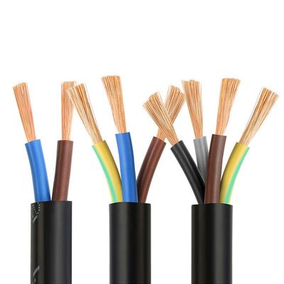 สายพัดแปลงหลายสาย RVV/H05VV-F 2 3 4 หลักสายไฟฟ้า สายไฟฟ้า