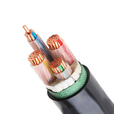 ความยาวที่กําหนดเอง การทําความร้อน 0.6/1kv XLPE โครงการประปา PVC ห่อ 4X25 1X16mm