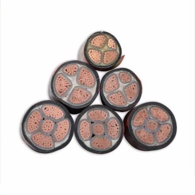4 หลัก 5 หลัก 150mm2 XLPE ติดกันสายไฟฟ้ากระบี่สายไฟฟ้าสําหรับความดันต่ํา