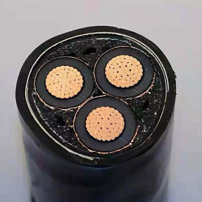 อาคารก่อสร้าง 11kv 185mm x 3 Core XLPE PVC สายไฟฟ้า 0.6/1kv เนื้อแข็ง YJV YJLV