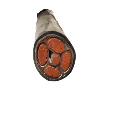 โครงการก่อสร้างอุตสาหกรรม ประเภทครัวเรือน สายนําทองแดง XLPE PVC Sheath 4-Core Power Cables